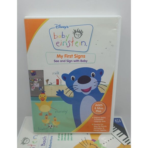 Disney Baby Einstein 5-DVD Collection: Baby Bach Baby Da Vinci My First Signs - Picture 10 of 10